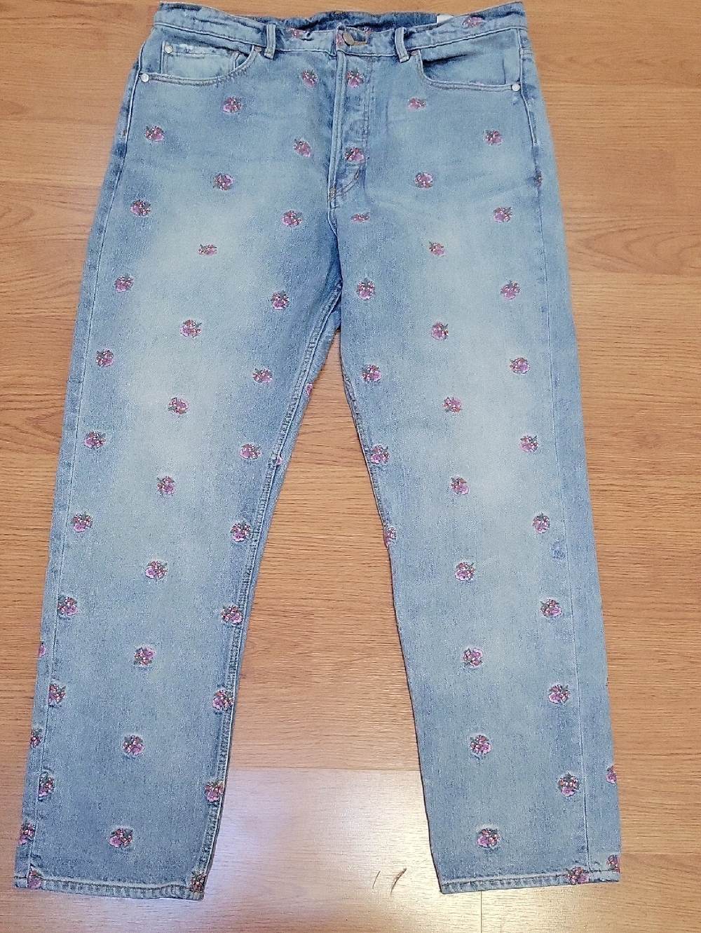 La Vie Rebecca Taylor Floral Embroidery Beatrice Jeans
